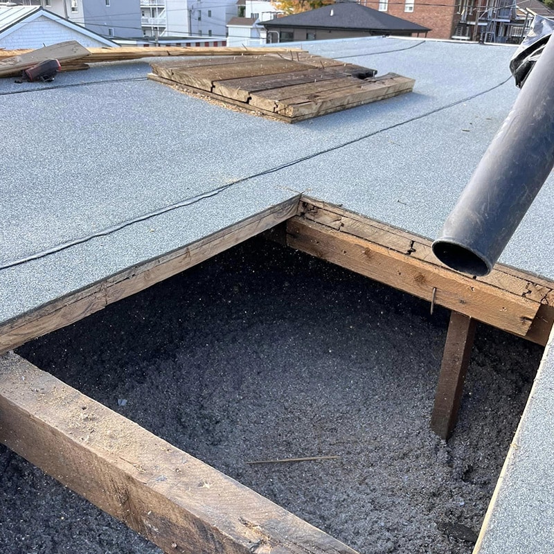 isolation d'entretoit à Québec.