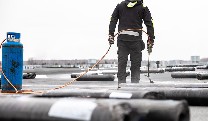 Toit plat élastomère Québec.